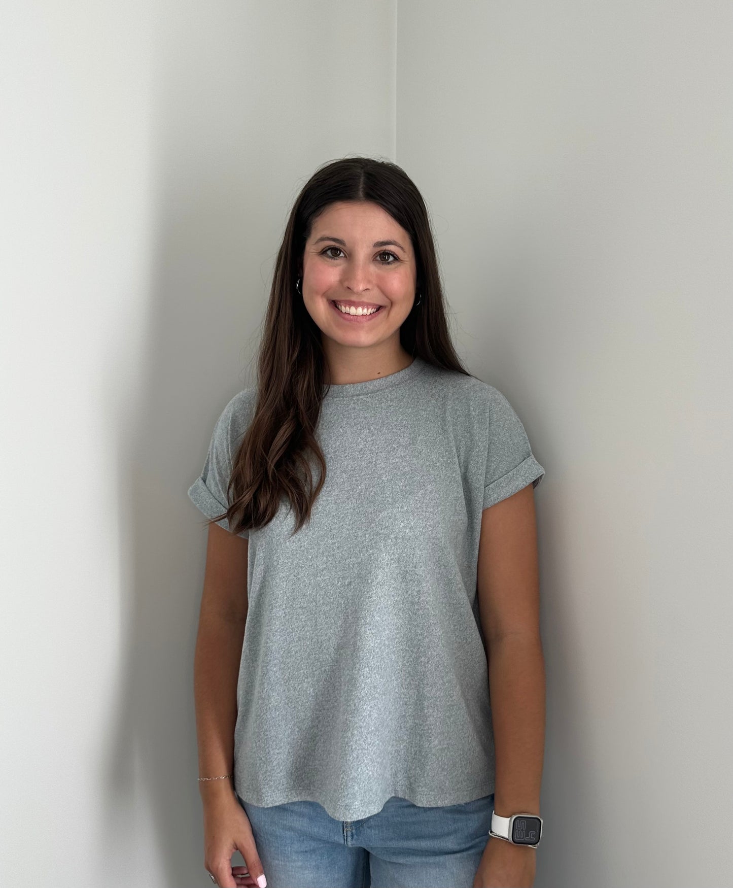 Maya Top - Blue Grey