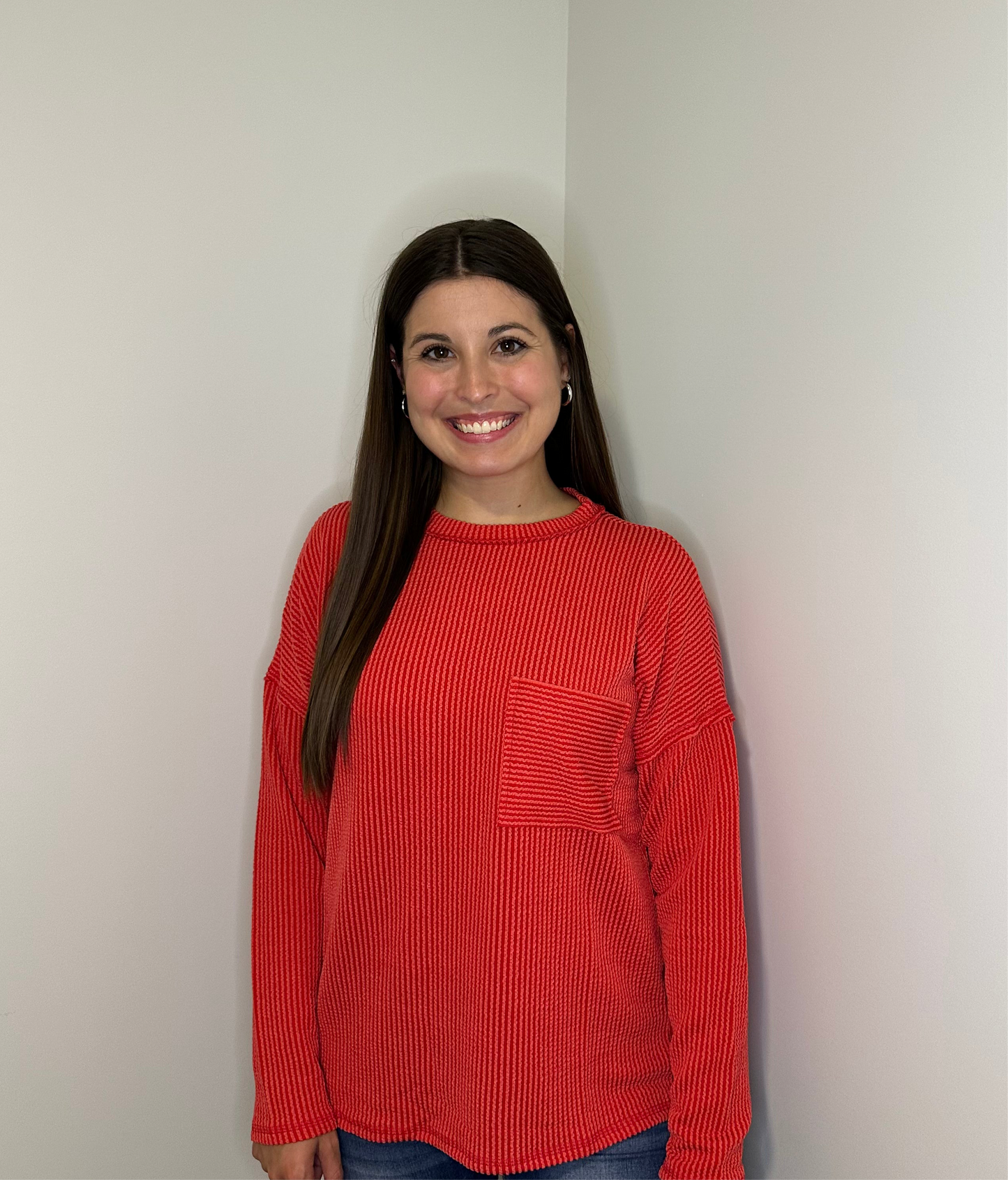 Madison Top - Rudolph Red