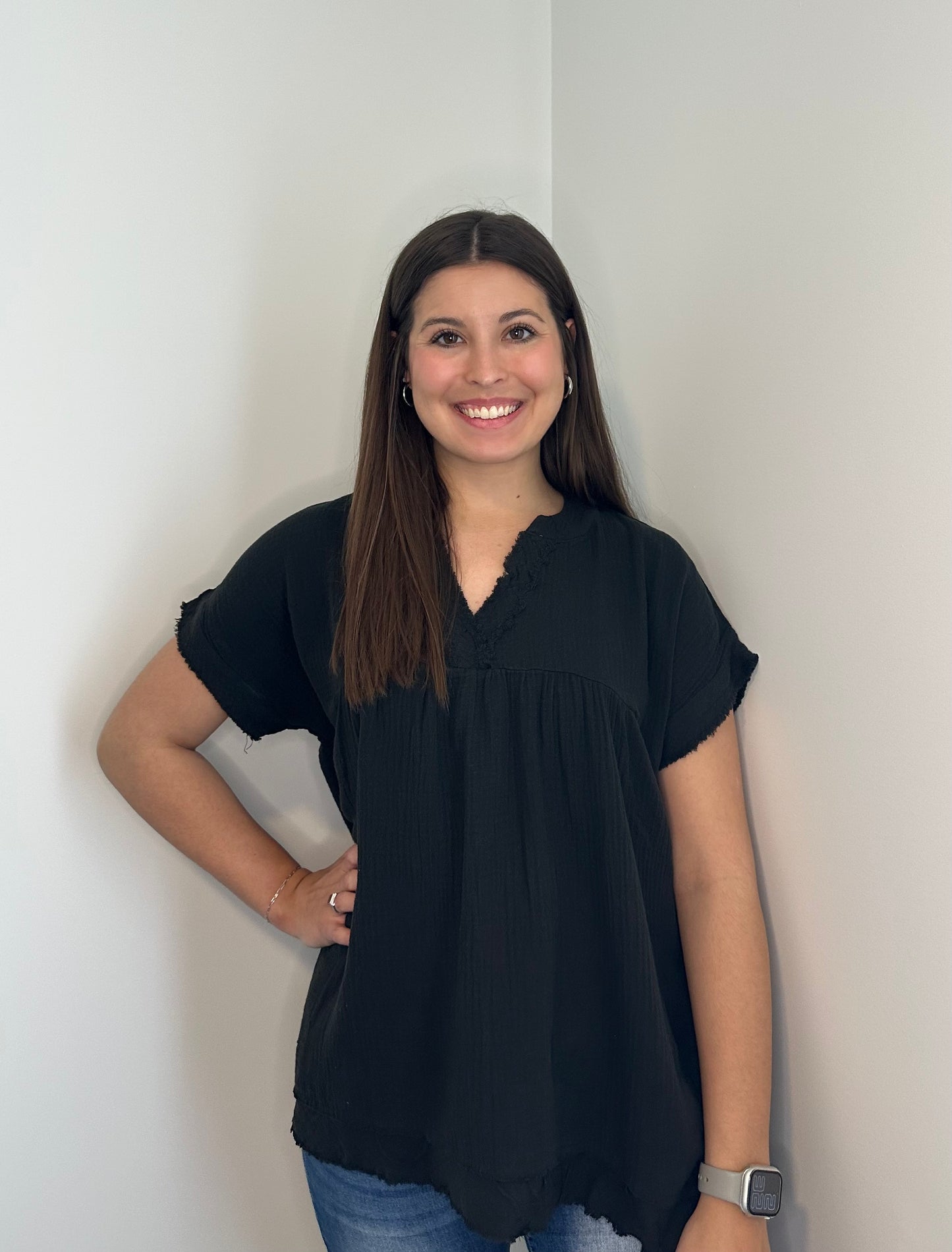 You Go Girl Top - Black