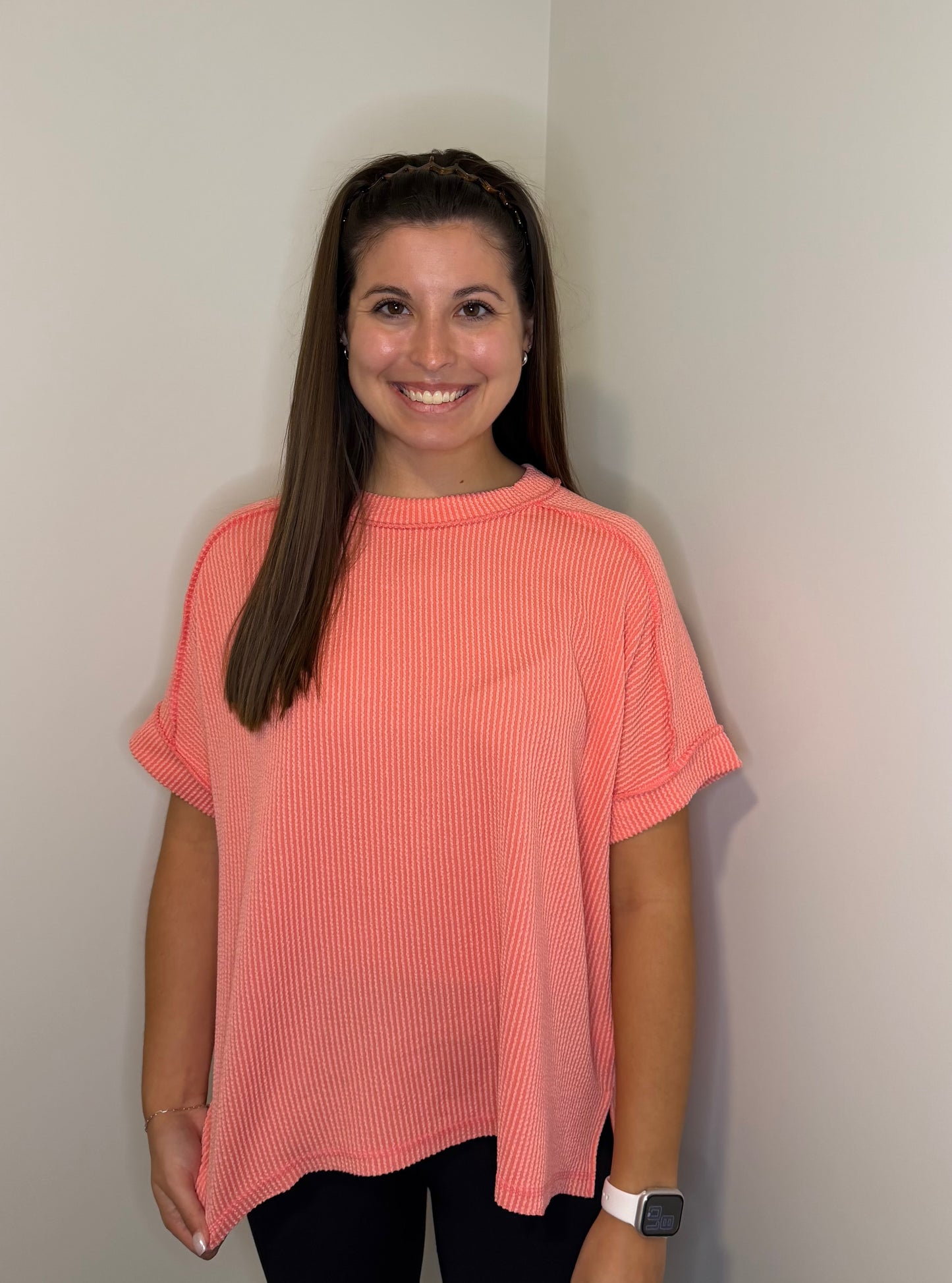 Stella Top - Coral