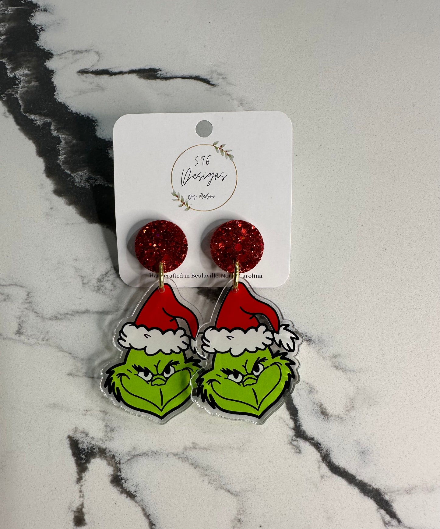 Grinch Statement Earrings
