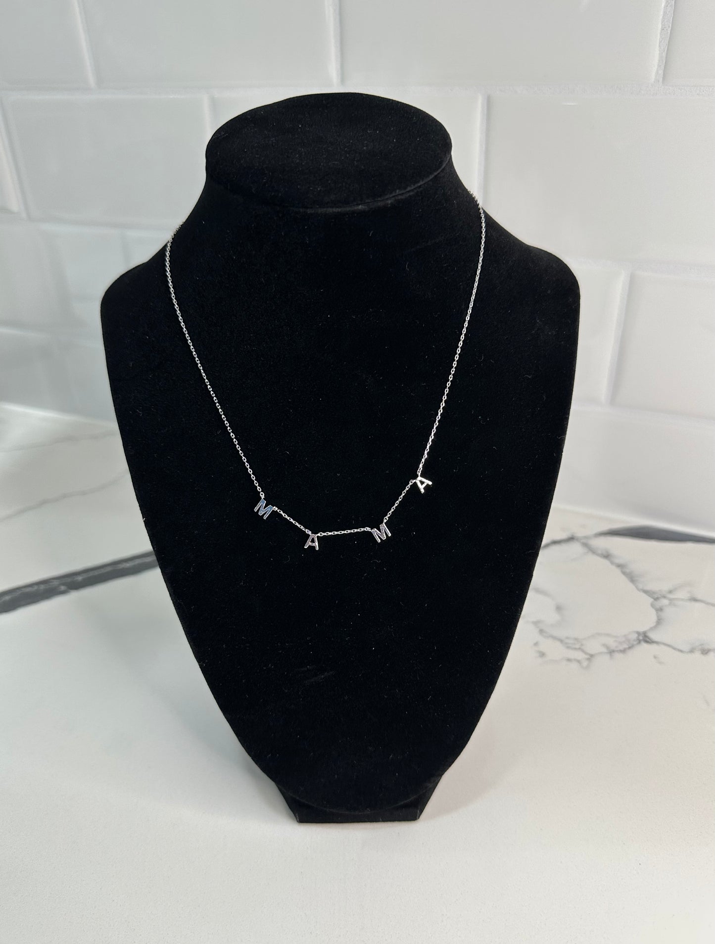 Mama Necklace - Silver