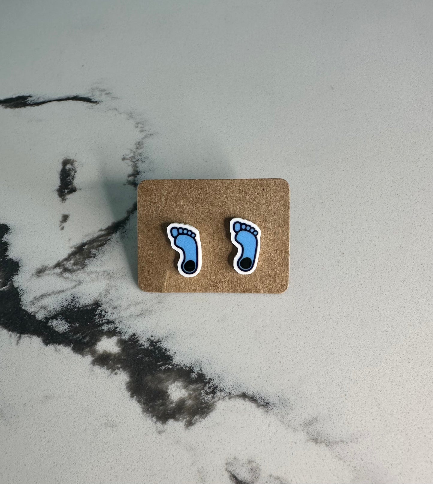 UNC Tar Heel Mini Stud Earrings