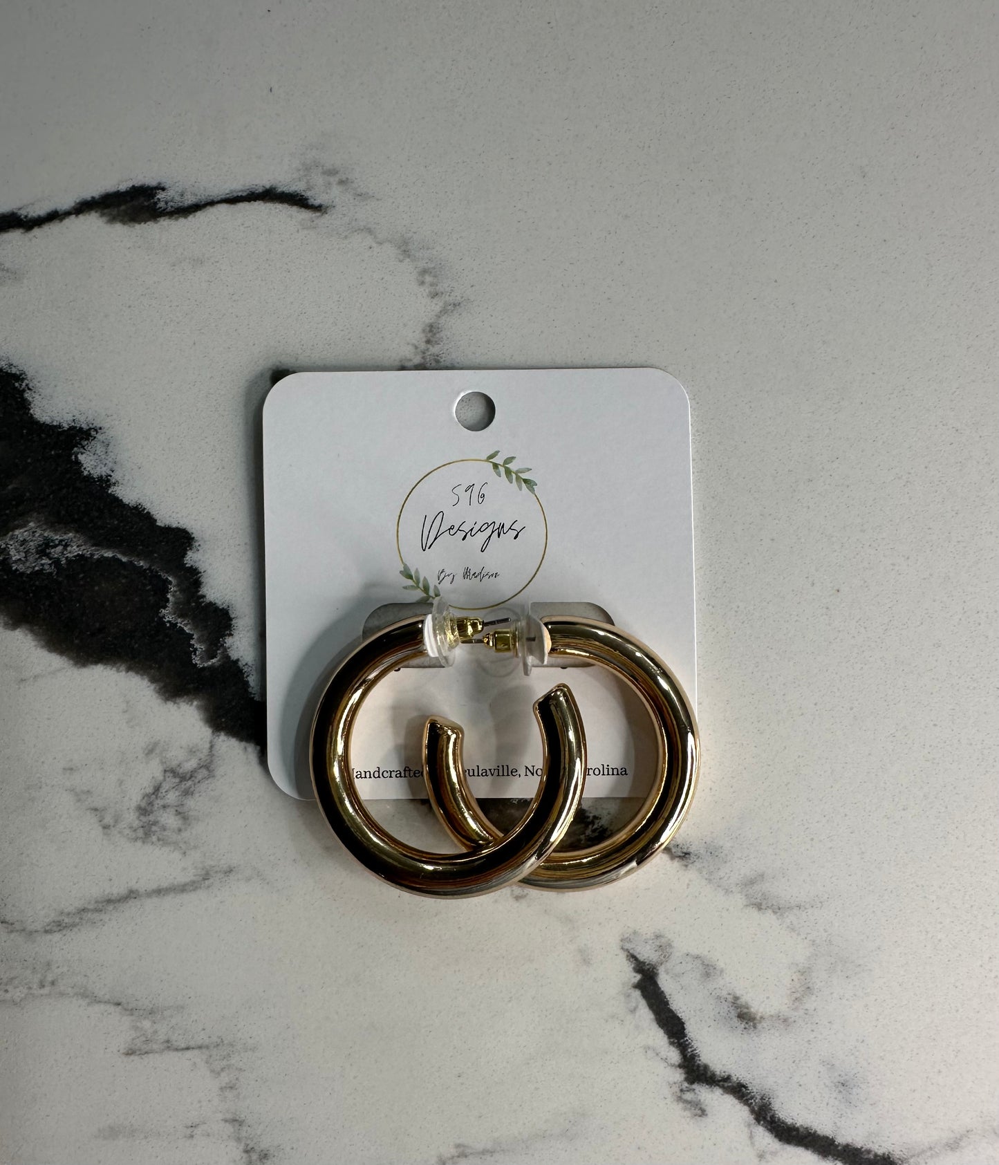 Large Gold Hoops