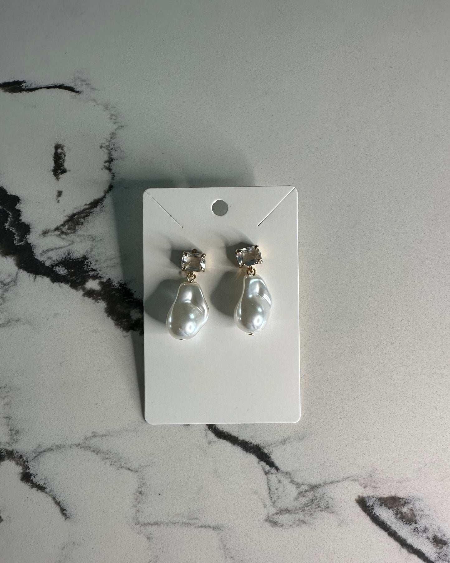 Pearl Drop Dangle Earrings