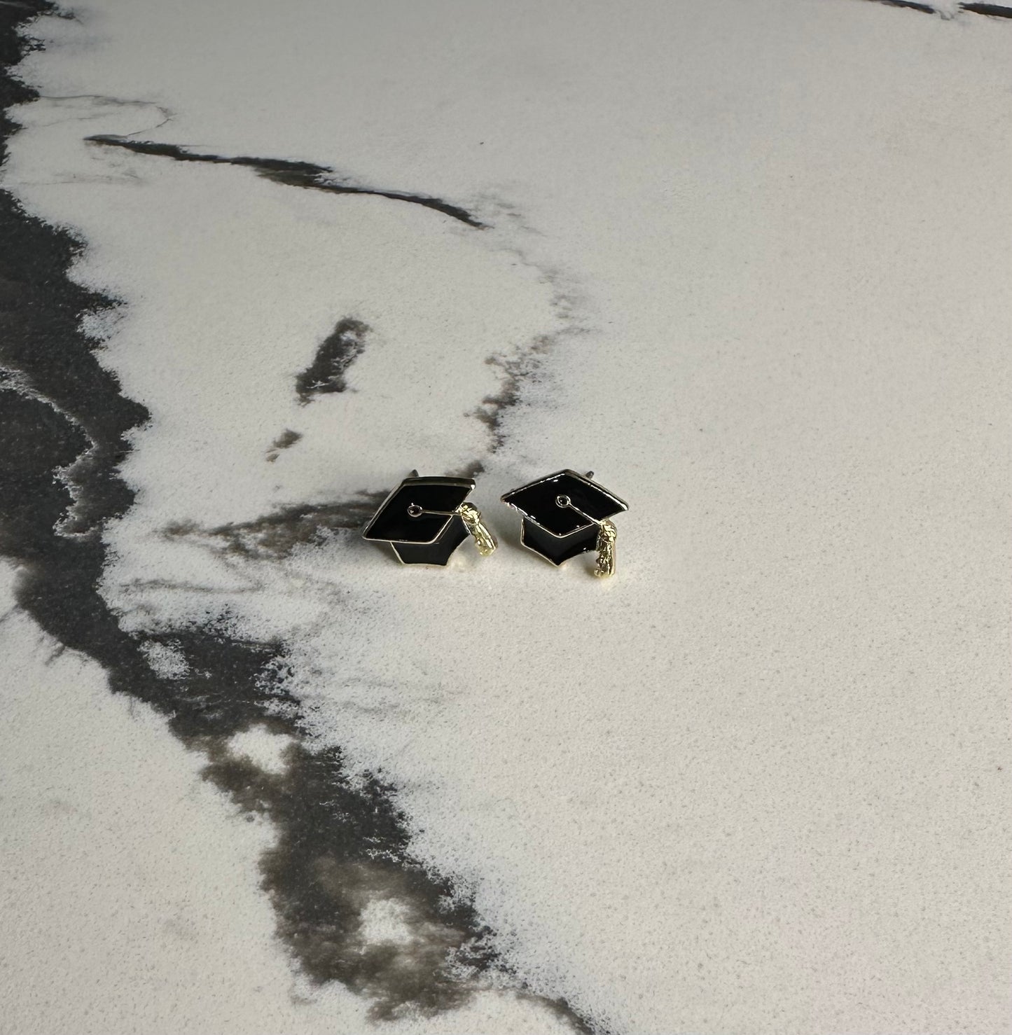 Graduation Cap Stud Earrings