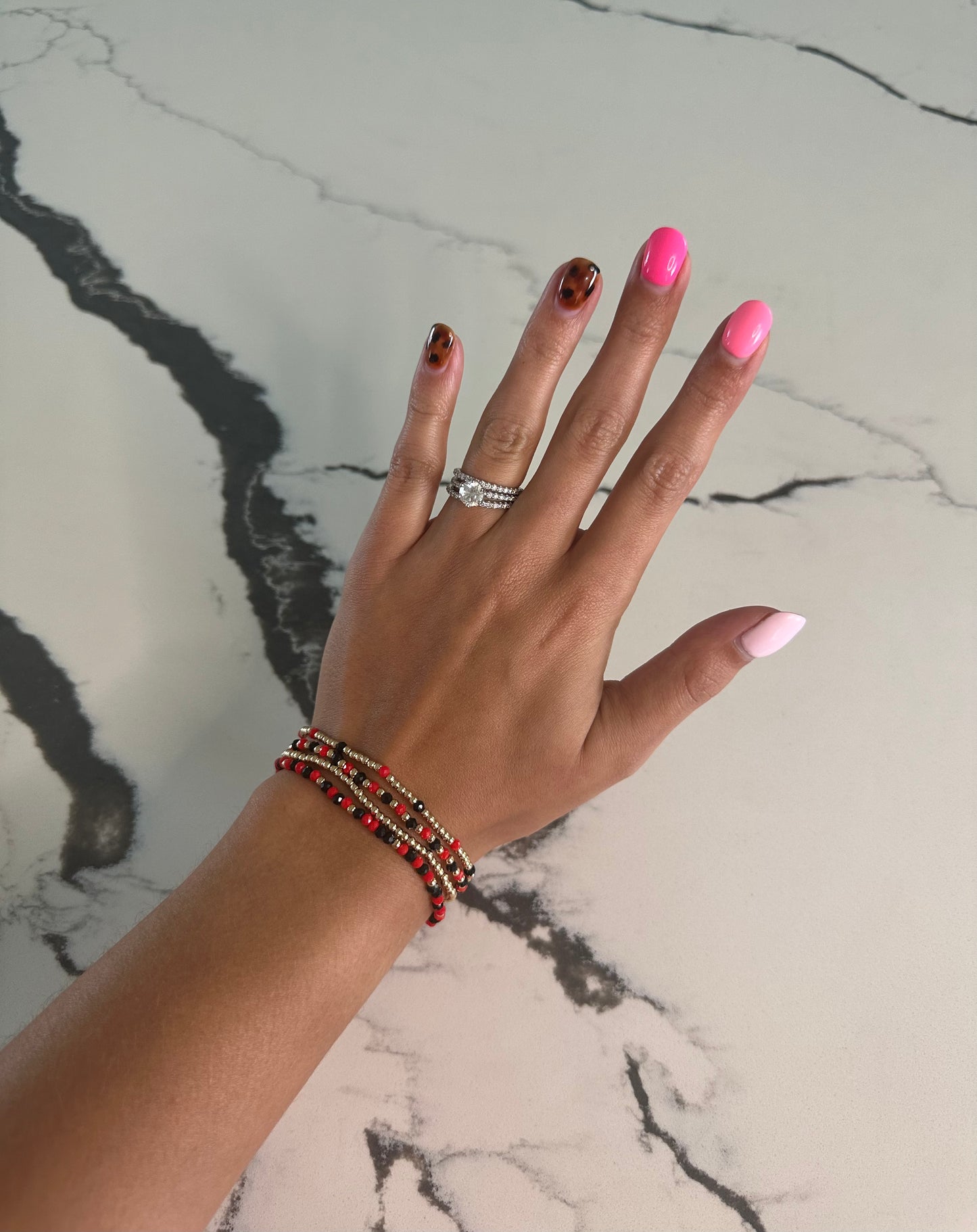 Game Day Beaded Bracelet Set