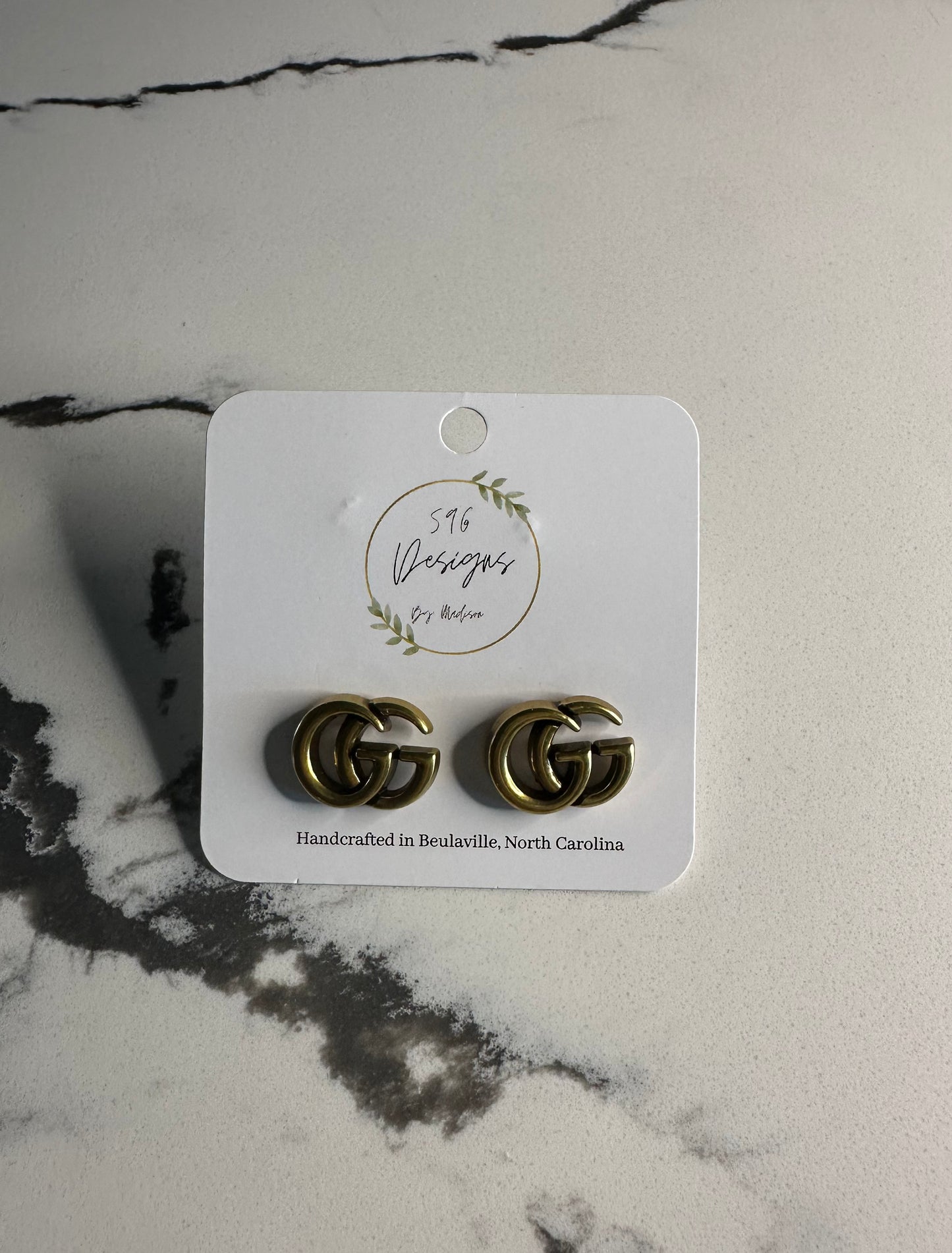Gold GG Stud Earrings