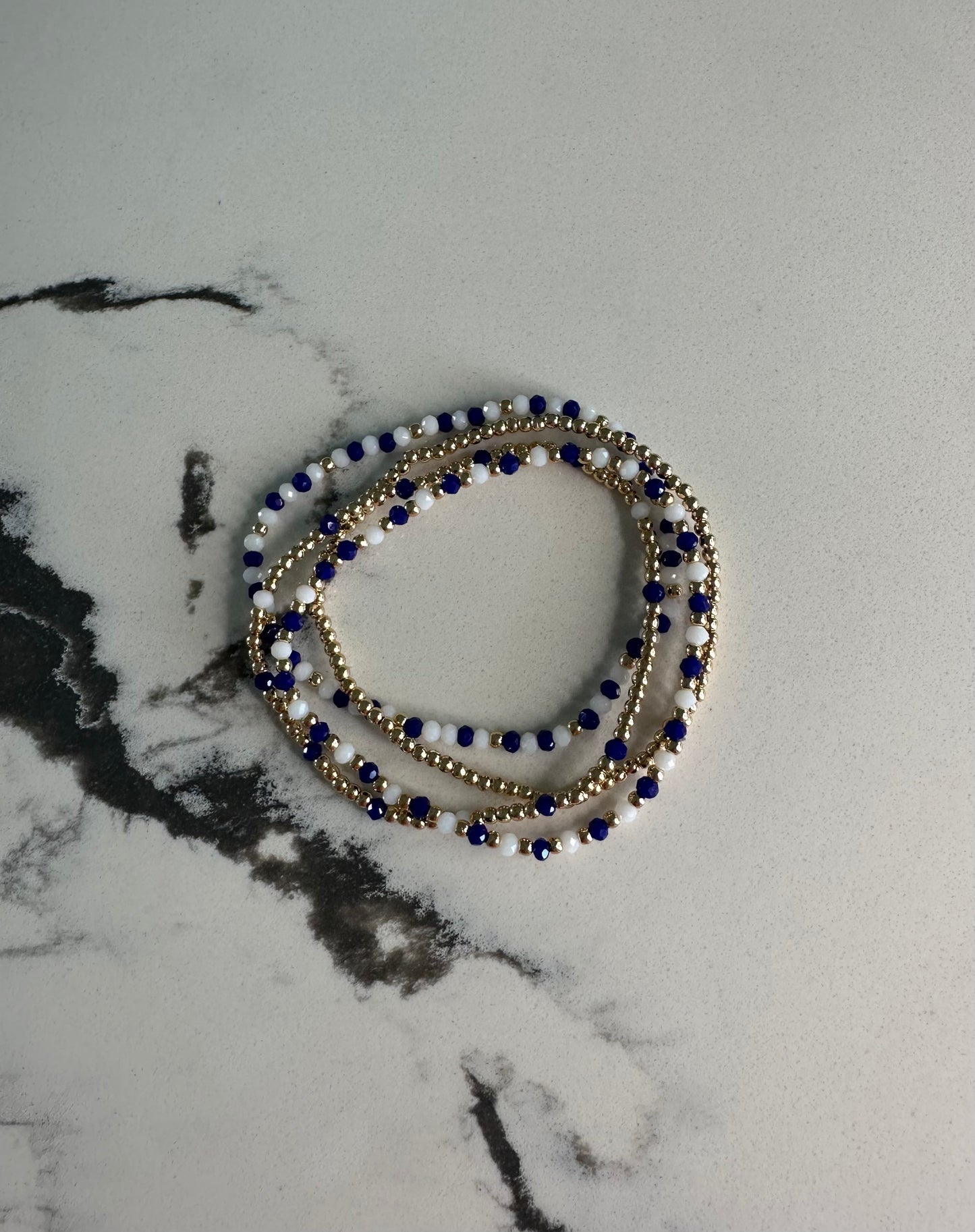 Game Day Beaded Bracelet Set