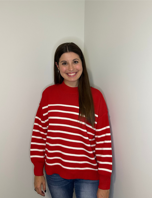 Candy Cane Sweater
