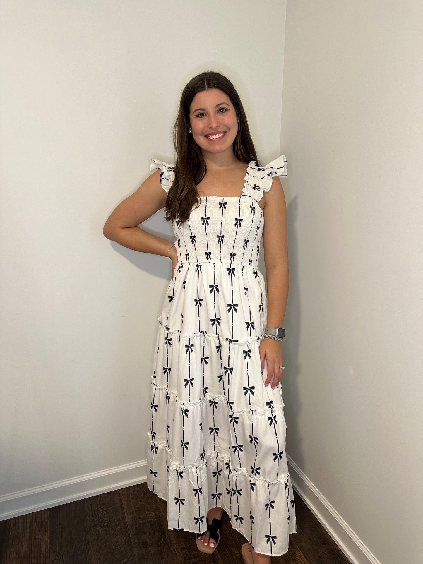 Brynlee Bow Maxi Dress