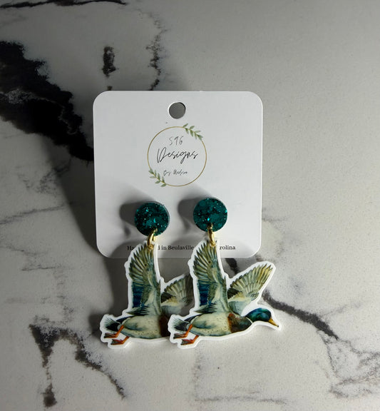 Duck Statement Earrings
