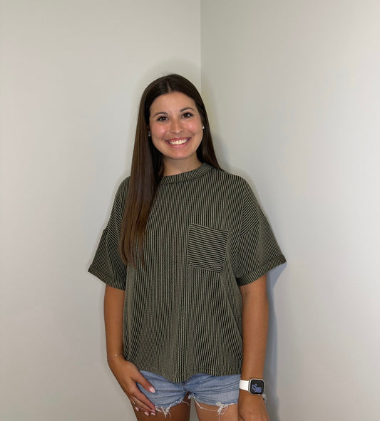 Lily Top - Olive