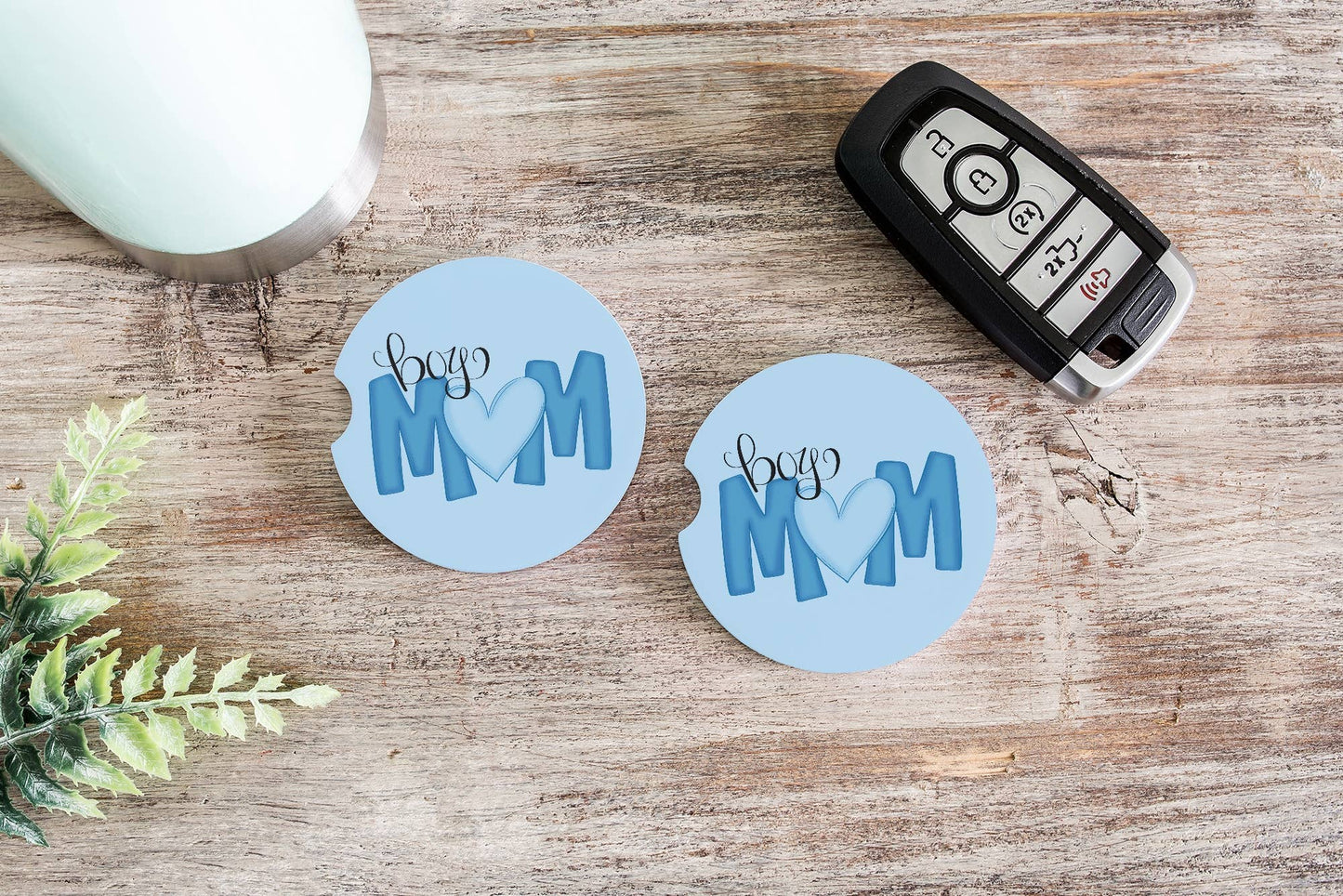 Boy Mom Car Coasters