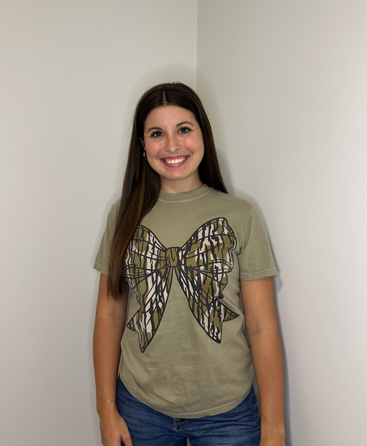 Camo Bow Tee