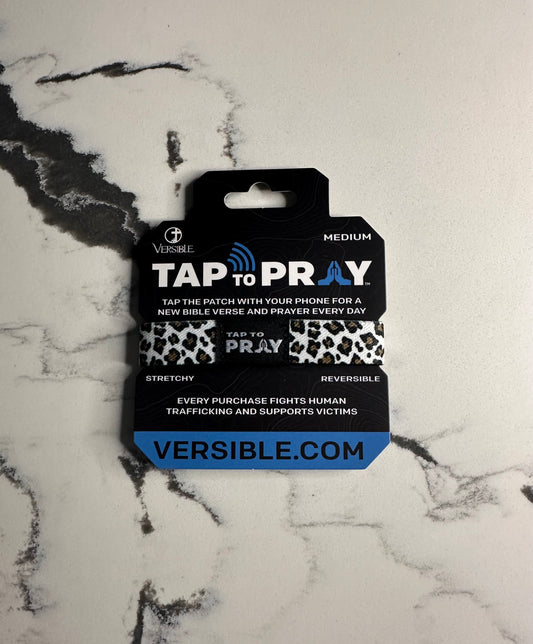 Tap To Pray™ Wristbands - Safari Zebra