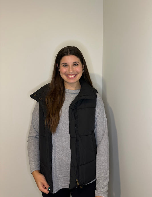 Let's Layer Vest - Black