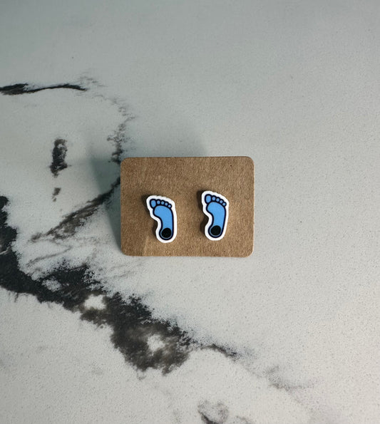 UNC Tar Heel Mini Stud Earrings