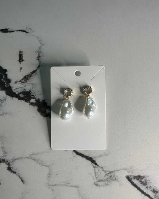 Pearl Drop Dangle Earrings