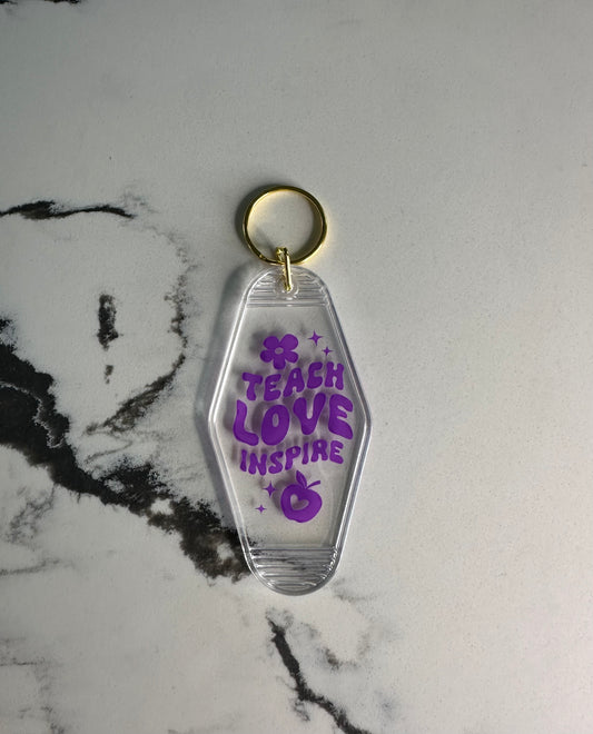 Motel Keychain