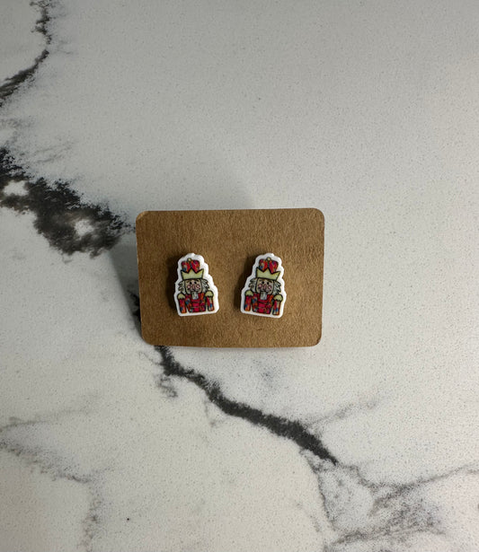 Nutcracker Mini Stud Earrings