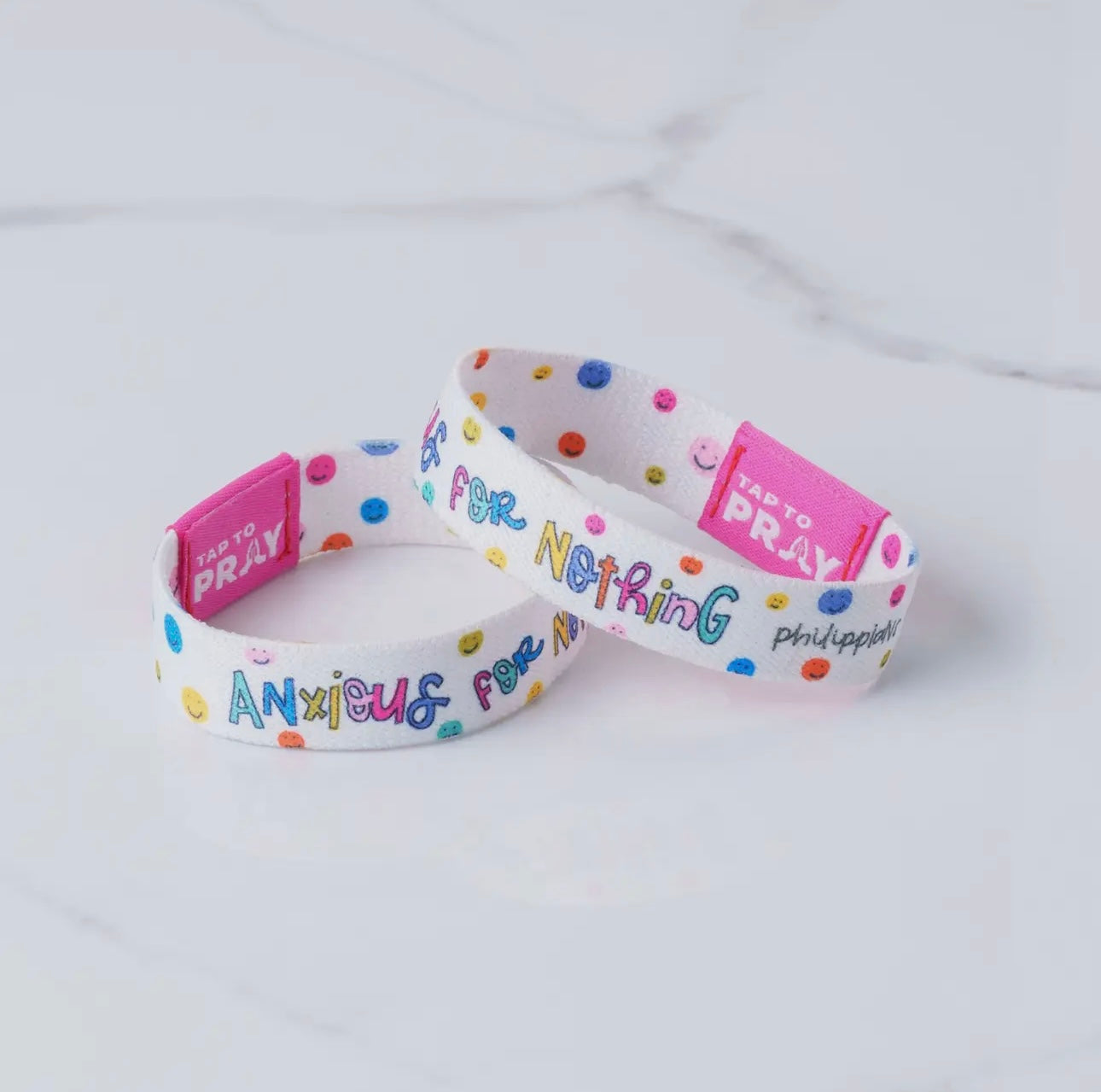 Tap To Pray™ Wristbands - Anxious For Nothing