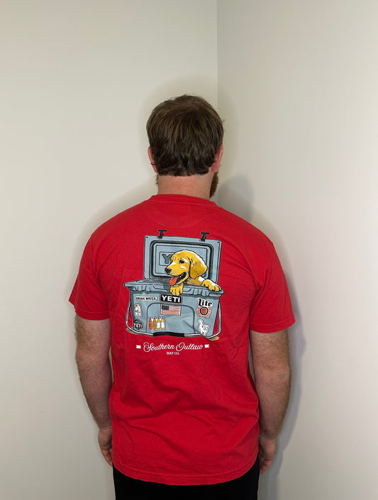 Lab Pup In Cooler Tee