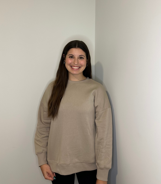 Everyday Crewneck - Ash Mocha