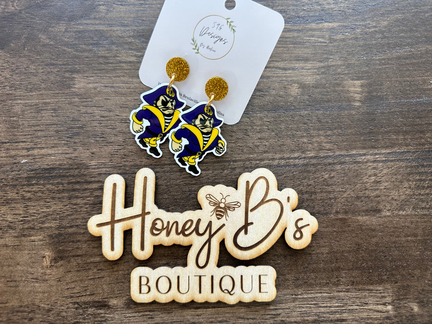 ECU Pirates Statement Earrings