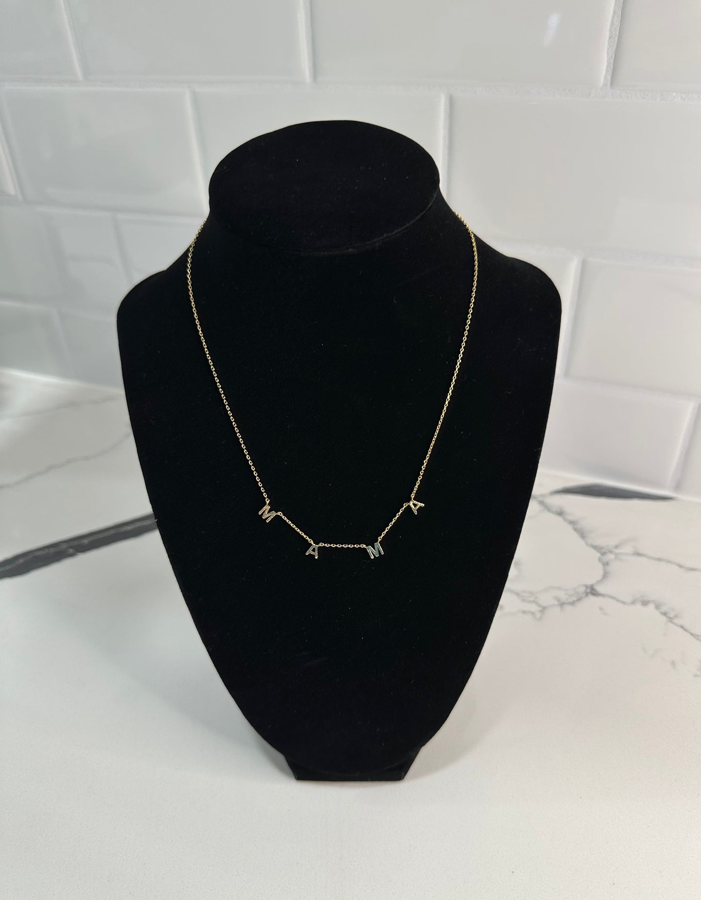 Mama Necklace - Gold