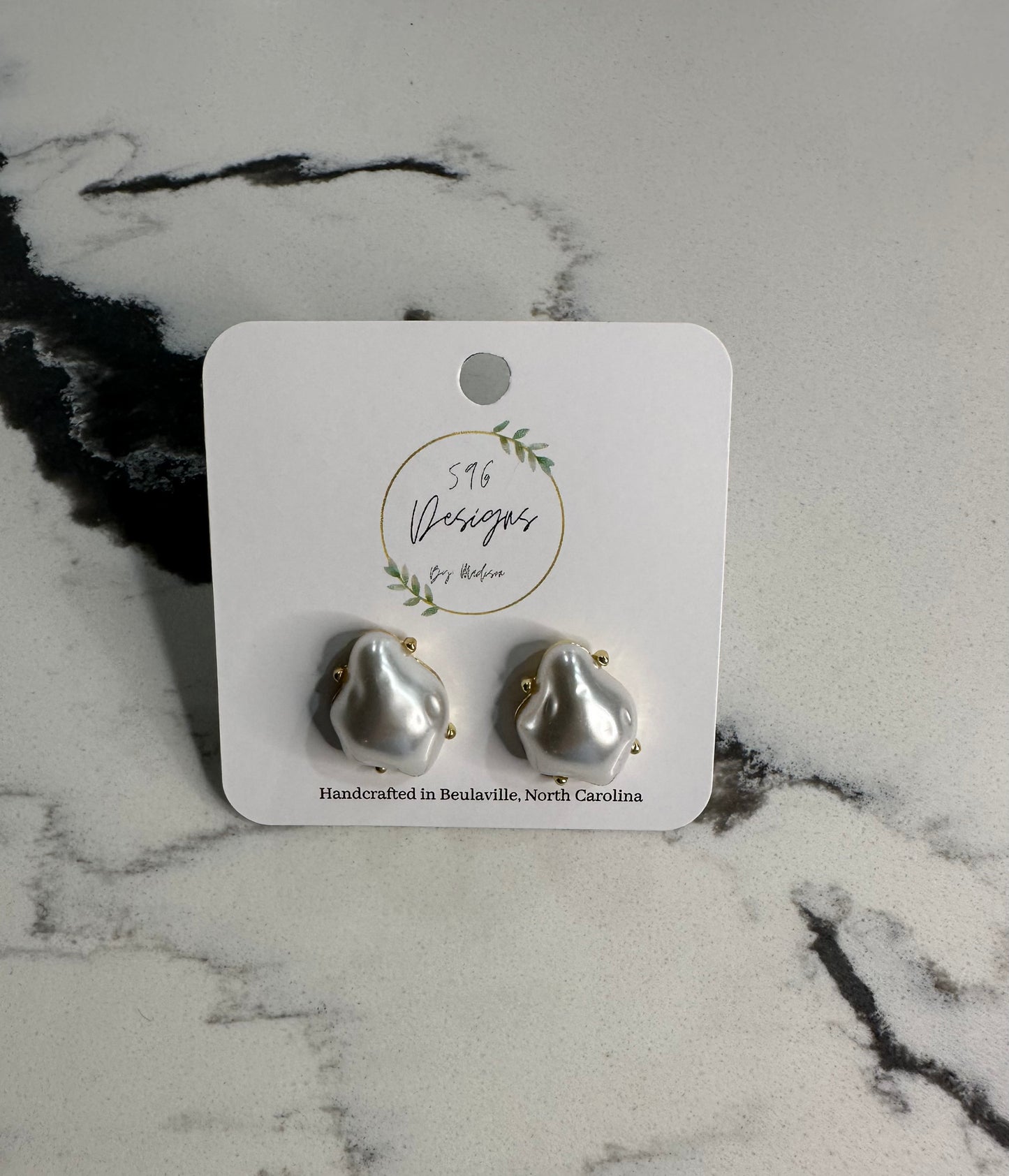 Pearl Stud Earrings
