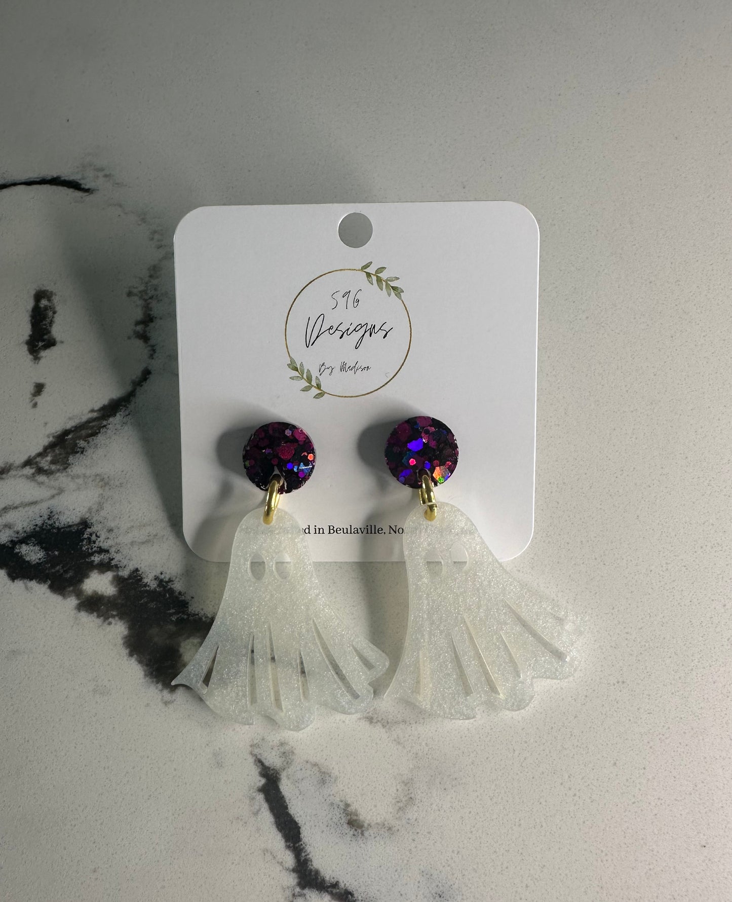 Ghost Statement Earrings