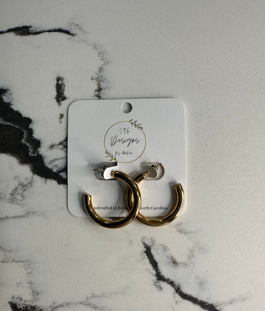 Small Gold Hoops