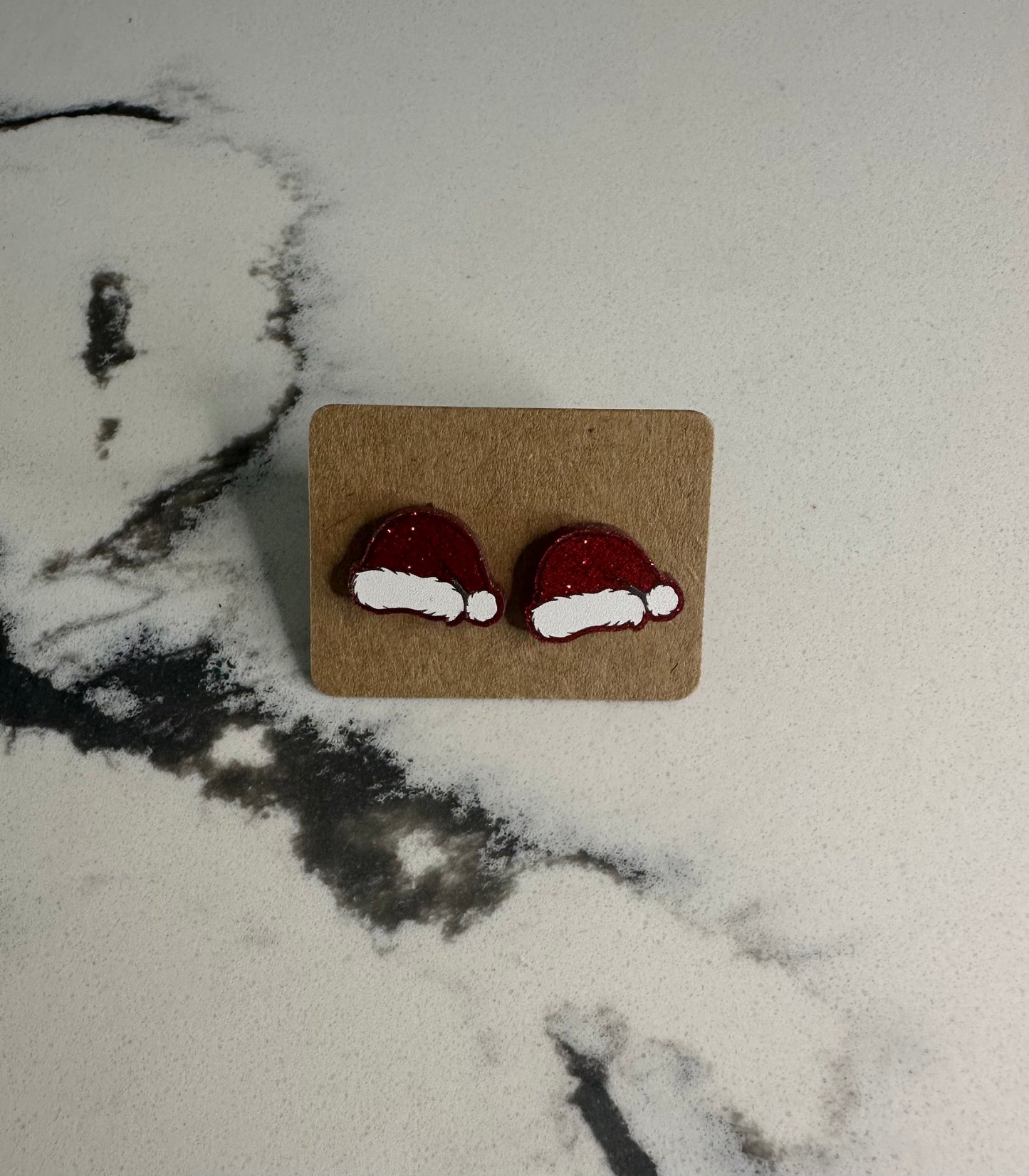 Santa Hat Mini Stud Earrings