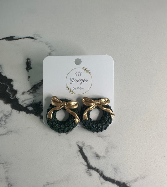 Wreath Stud Earrings