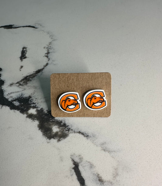Campbell Camel Mini Stud Earrings