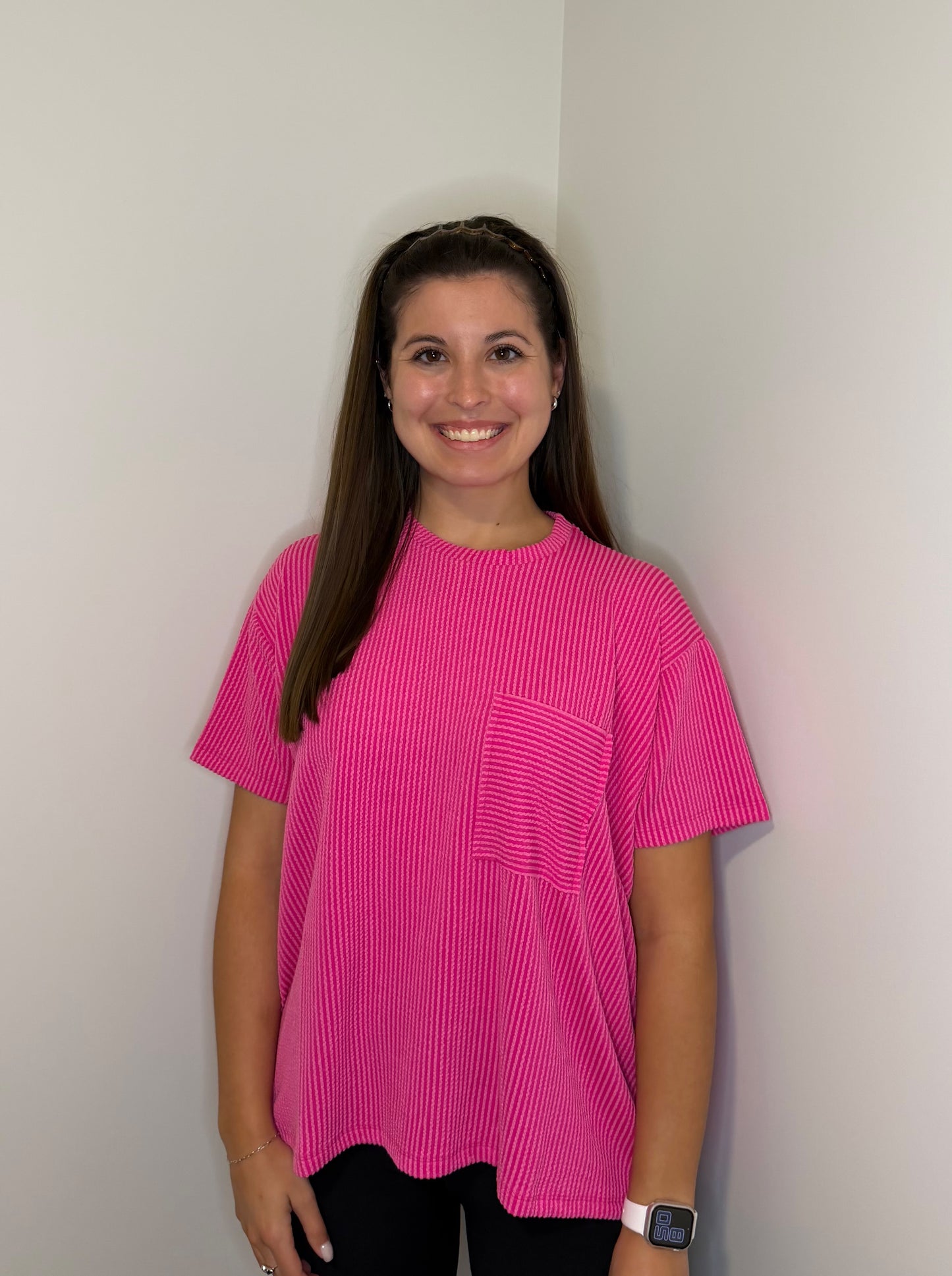 Lily Top - Neon Pink