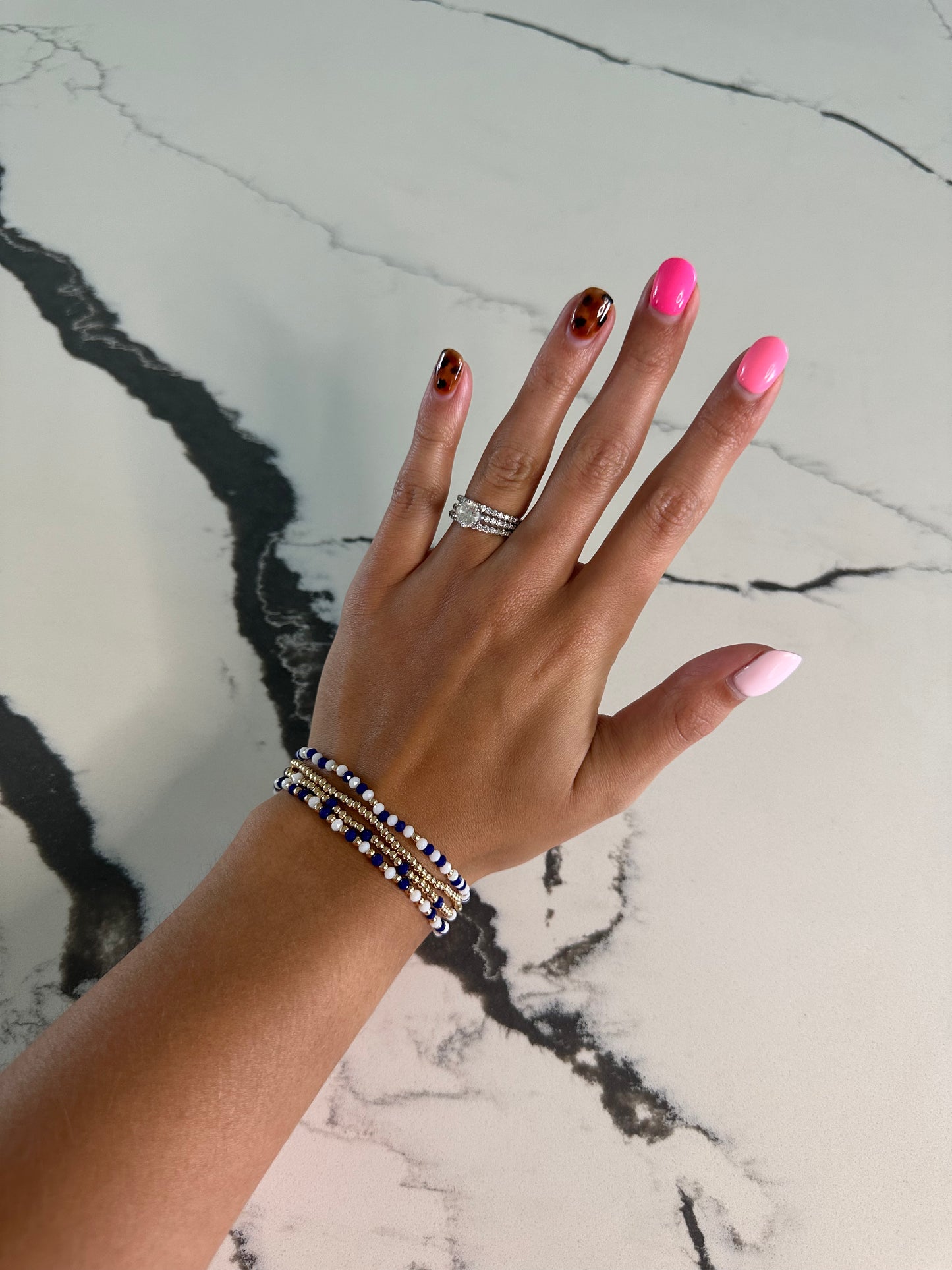 Game Day Beaded Bracelet Set